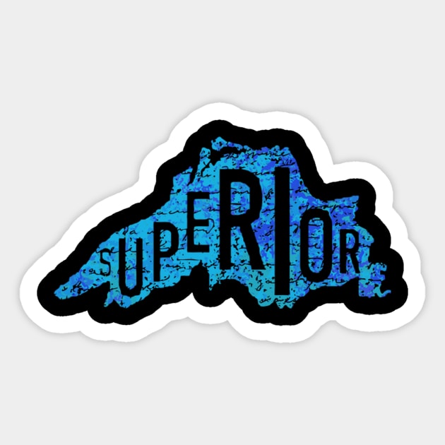 Lakes Lake Superior Sticker by Weirdcore